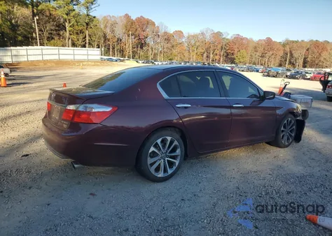 2015 Honda Accord Sport from USA, damaged, VIN 1HGCR2F56FA166125